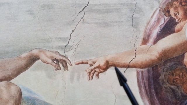 Michelangelo - The Creation of Adam Man Showing The Biggest Artistic Penis Joke Ever Part 38 of 60 смотреть онлайн