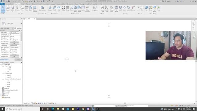01: Revit Architecture 2022 | User Interface Tour | REVIT 2022 | KITE TUTORIALS |
