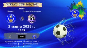 ФК "Викинг" - ФК "ЗенитЧемпионика"/VIKING CUP, Игра №7, 02-03-2025 13:27