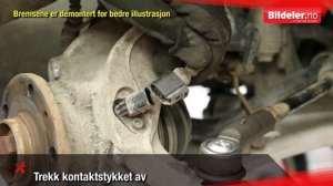 VW Scirocco: Hvordan bytte ABS sensor foran - 2009 til 2016 mod. (137)