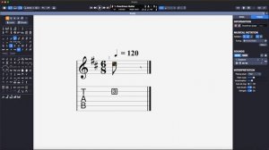 Guitar Pro 8 Entering Standard Notation - Convert Music Notes To Guitar Tabs
