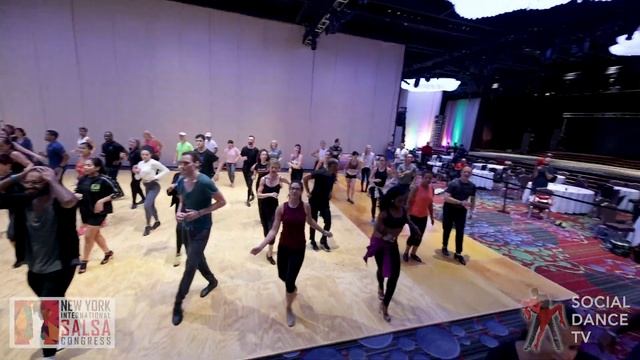 Huracan Dance Company - Cha Cha Workshop | New York International Salsa Congress 2018 смотреть онлайн