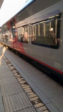 Ласточка" ЭС1П-033 сообщением Москва - Нижний Новгород следует по станции Реутово. 28.02.2025