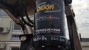 Гидробур DIGGA PD4 пытается свернуть сваи 89, 108,133 мм Что получилось?