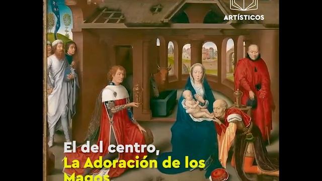 Navidad en las Artes- Tríptico de la Adoración de los Magos, Hans Memling смотреть онлайн