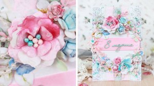 Как я делаю открытку к 8 Марта своими руками в нежной цветовой гамме / Скрапбукинг / DIY открытка