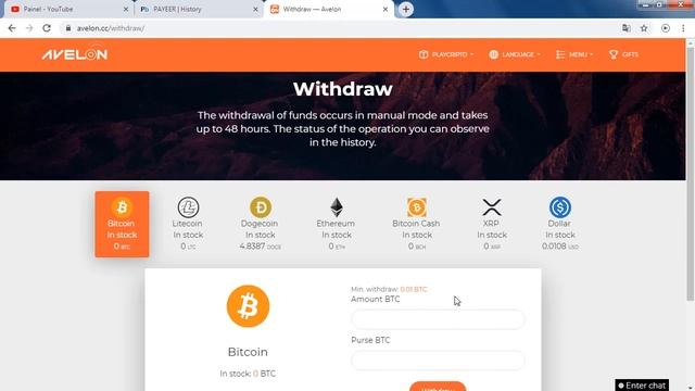 AVELON 100 GHS GRÃTIS GANHOS DE 2% A 4% POR DIA PROVA DE PAGAMENTO смотреть онлайн