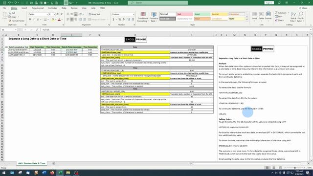 How to Turn a Long Date to a Short Date смотреть онлайн
