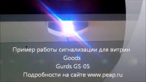 Сигнализация для витрин Goods Gurds GS-05