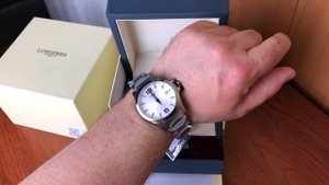 Longines Conquest V.H.P. 41 mm White Dial