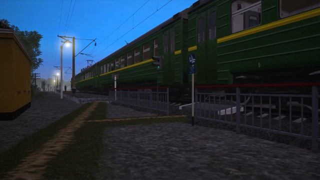 Отправление Электрички ЭР9п-223 от станции Trainz Simulator 2019 смотреть онлайн