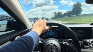 2022 Mercedes E350 (W213) POV Drive on the Highway
