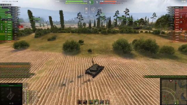 Мантикора + полевая модернизация + трофейная система выхлопа=невидимый танк и 12К урона