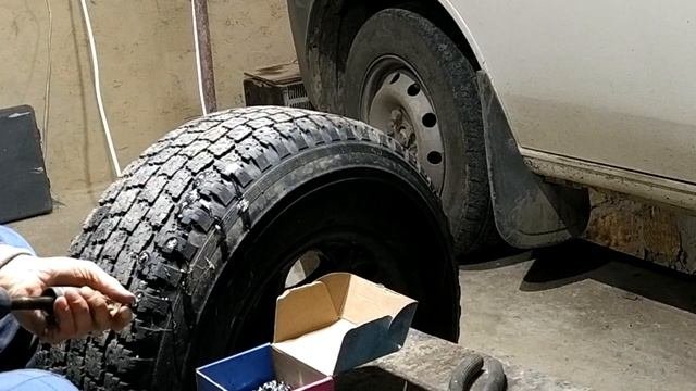 Дошиповка шин своими руками