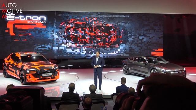 WORLD PREMIERE: AUDI E-TRON SPORTBACK - GENEVA MOTORSHOW 2019 смотреть онлайн