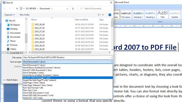 how to pdf convert ms word 2007 | ms word 2007 me pdf file kaise banaye document ka смотреть онлайн