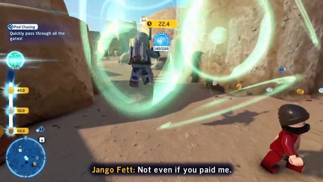 Pod Chasing - Side Mission 29/140 Unlock Paploo. LEGO Star Wars: The Skywalker Saga смотреть онлайн