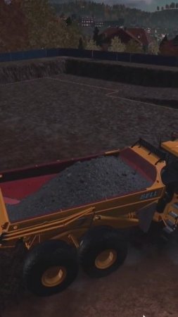 Construction simulator момент. Самый большой котлован? #constructionsimulator #симулятор #грузовик