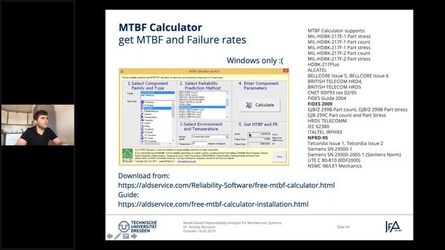 Model-based Dependability Analysis for Mechatronic Systems. Lecture 3. Part 1. смотреть онлайн