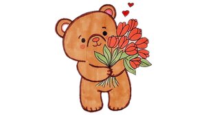 Рисуем простой рисунок на 8 марта/рисунки маме на 8 марта