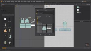 0054. UV editor in Marvelous Designer