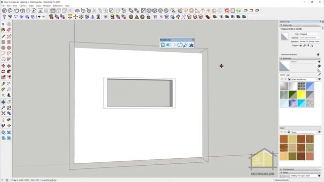How to create Openings in Sketchup? | Top 6 Ways to Create Holes & Openings in Sketchup