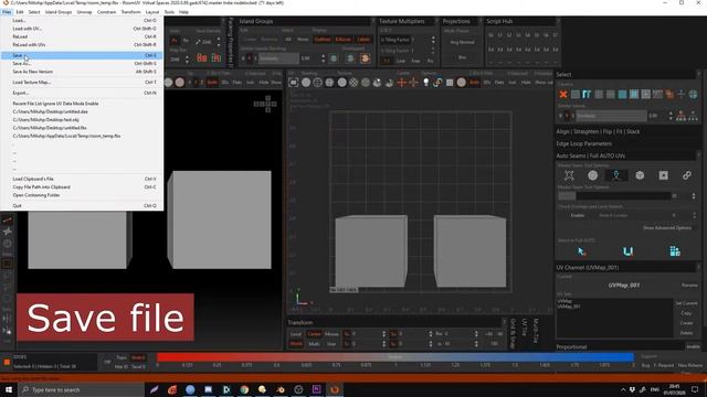 RizomUV Bridge - Basic Demo