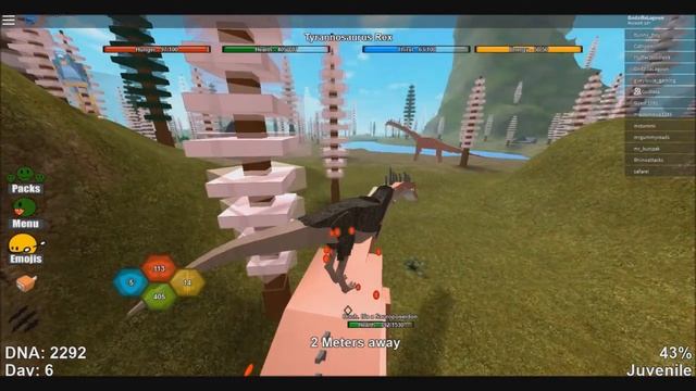 Тираннозавр снова в деле . Roblox смотреть онлайн