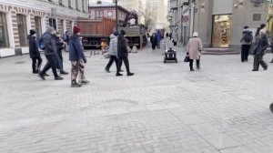 Прогулка по Старому Арбату / Новый Арбат / Москва Сегодня / Весна на пороге / Новая Доставка Яндекс