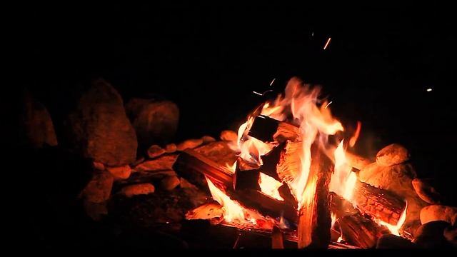 Костер. Потрескивание костра | Bonfire with Crackling Fire Sounds (NO MUSIC) | Fireplace full HD смотреть онлайн