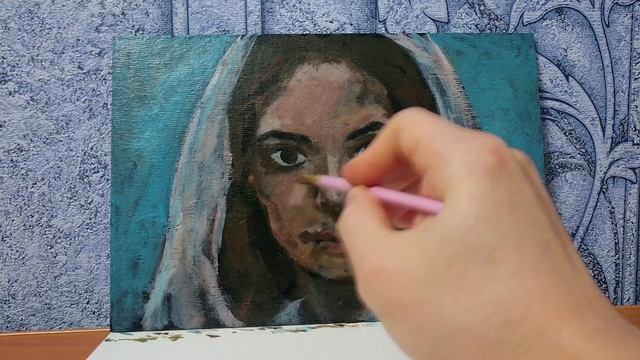 Этюд #1 Timelapse Акриловая живопись