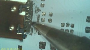Начало сборки микро моб версии спекрума. Пайка под микроскопом G1000-Type-c Тестирование записи