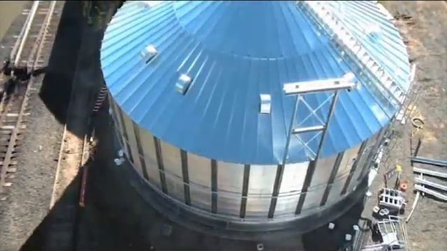 монтаж силоса PEREVALKA