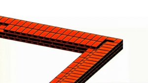 Цепная кладка в 2 кирпича