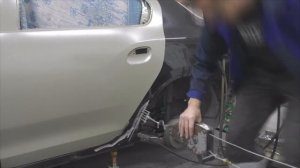 Глумимся над Логаном. Body repair after an accident.