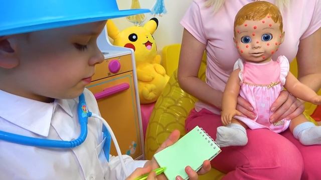 Sick Song + more Children's Songs by Dima Family Show смотреть онлайн