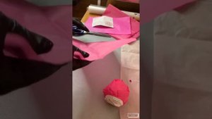 ВАРИАНТ УПАКОВКИ БОМБОЧКИ ДЛЯ ВАННЫ . БУМАГА ТИШЬЮ.