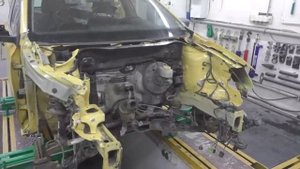 Фольксваген Поло седан, спасаем VIN, #1. Body repair after an accident.