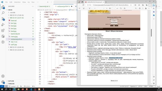 Egzamin INF.03 - Sesja Zima 2022 - Arkusz 01 смотреть онлайн