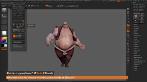 #AskZBrush: “How can I use the mouse wheel to zoom inside of ZBrush?”