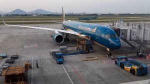 Как из самолета выгружают багаж.