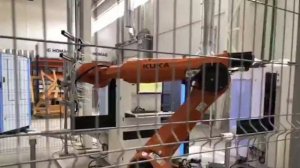 Роботизация участка сверления: DRILLTEQ V-200 + ROBOT