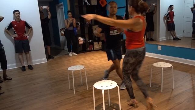 Salsa On2 Back Spot Turn 360 Inside Turn смотреть онлайн