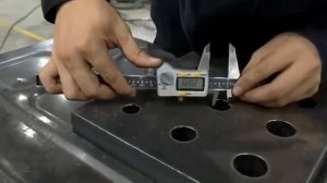 Качество отверстий на лазере 30кВт в стали толщиной 30мм/ Завод МТР/ ГК МТР ОСА