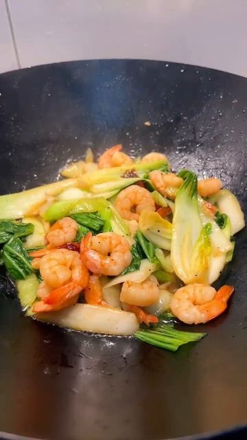 Pak Choi 🥬 Stir Fried with Shrimp 🦐🍤/ Quick and Easy/ Delicious смотреть онлайн