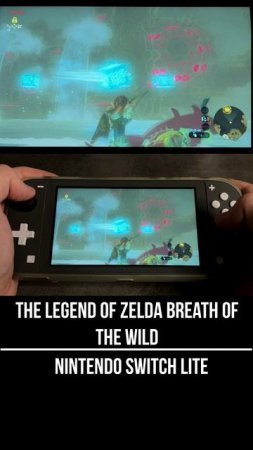 The Legend of Zelda Breath of the Wild Nintendo Switch Lite Gameplay