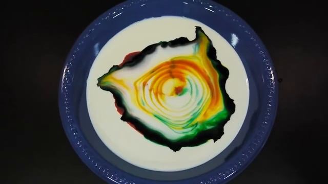 Молоко + красители + мыло смотреть онлайн