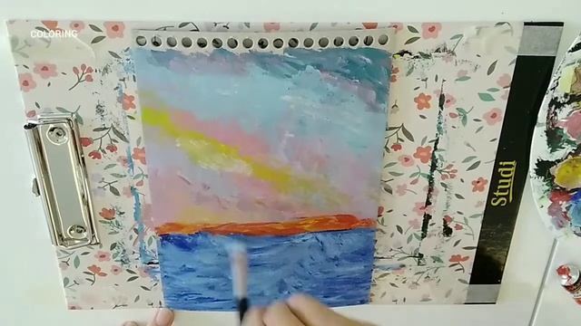 Корабль в море 🌊 #drawing #painting #coloring смотреть онлайн