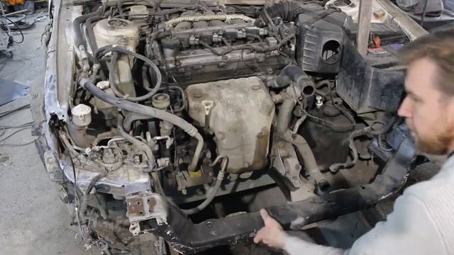 Замена ноуската (перевариваем телевизор) на mitsubishi legnum смотреть онлайн