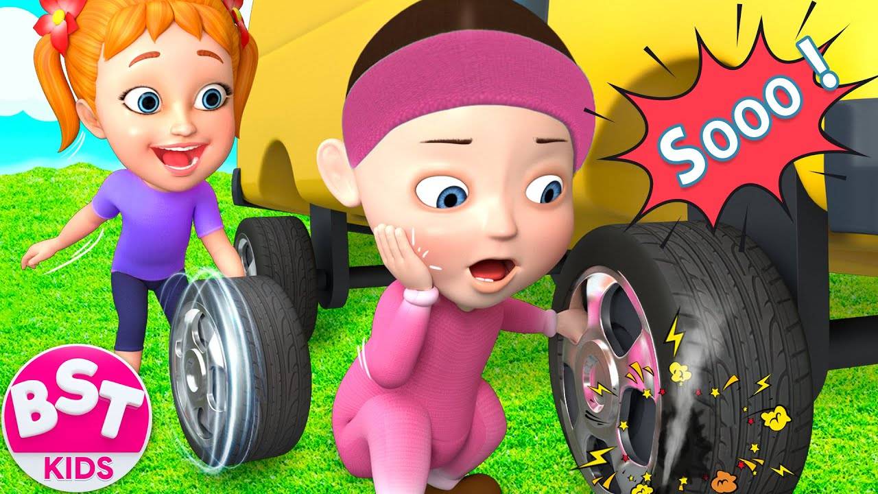 Mультфильм десять маленьких автобусов- Детские стишки, Детские песни I Billion Surprise Toys смотреть онлайн